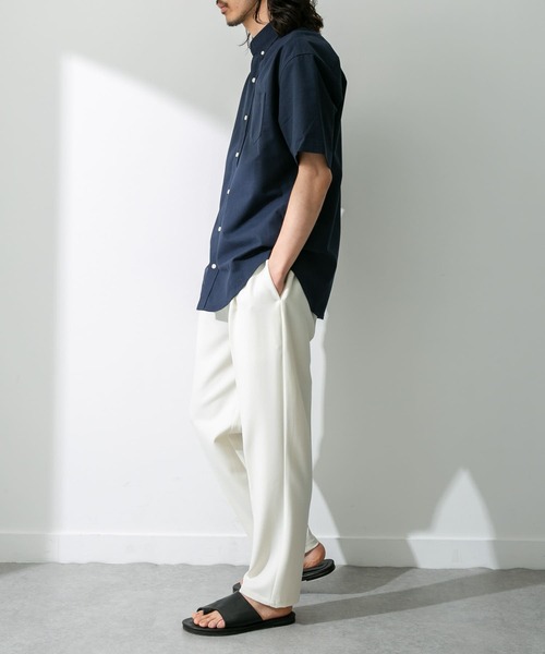 「URBAN RESEARCH Sonny Label」 半袖シャツ LARGE ネイビー メンズ_画像6