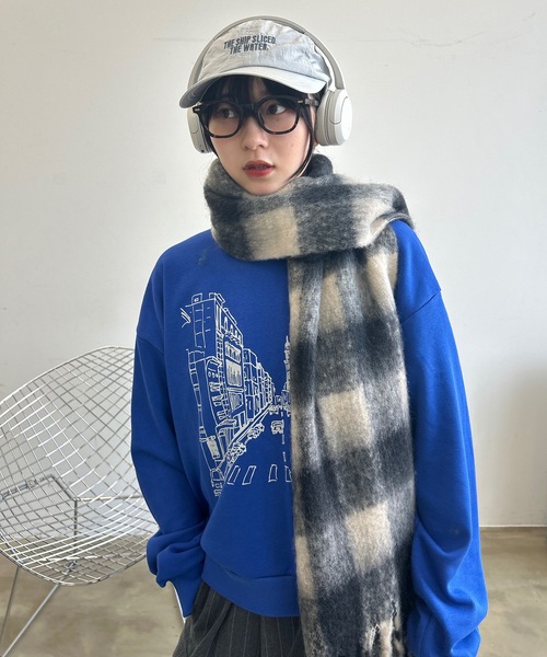 UNDERSTATEMENTs マフラー 「ユニセックス」シャギーボリューム