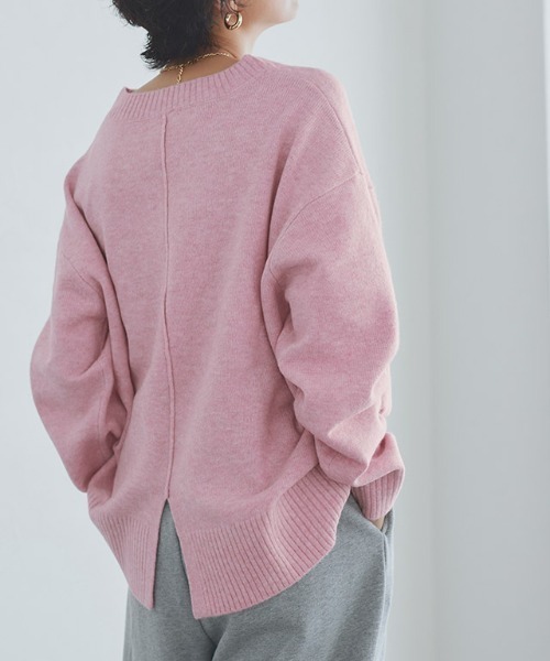 ニット セーター Vネックウールミックスニット レディース | RASW | 14