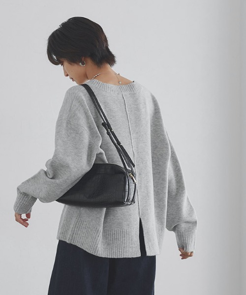 ニット セーター Vネックウールミックスニット レディース | RASW | 04