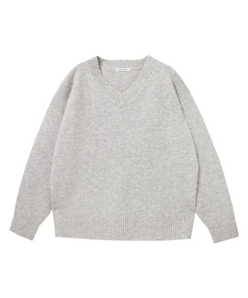 ニット セーター Vネックウールミックスニット レディース | RASW | 11