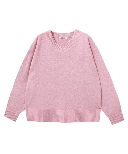 ニット セーター Vネックウールミックスニット レディース | RASW | 20
