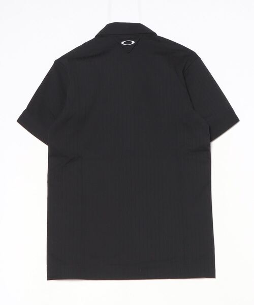 OAKLEY ゴルフ ポロシャツ 速乾 テック系 ギミック ハイテク ブラック OAKLEY（オークリー） ポロシャツ SKULL SLEEK STRIPE SHIRT