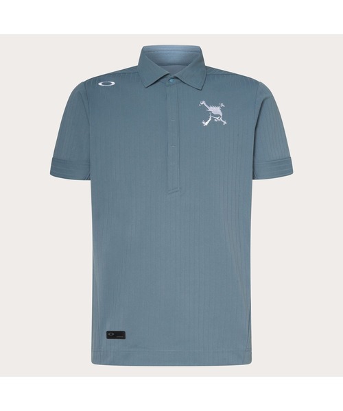 OAKLEY（オークリー） ポロシャツ SKULL SLEEK STRIPE SHIRT
