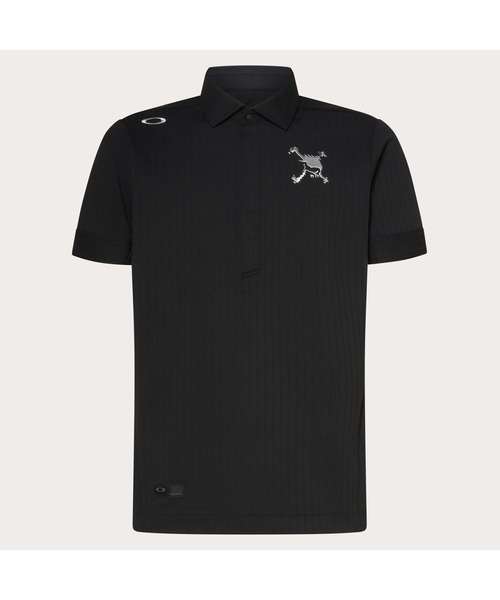 OAKLEY（オークリー） ポロシャツ SKULL SLEEK STRIPE SHIRT