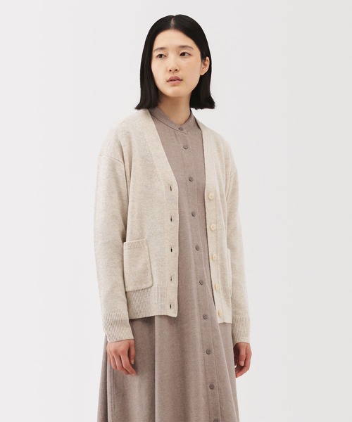 無印良品（MUJI） カーディガン 婦人 洗えるウールミドルゲージV