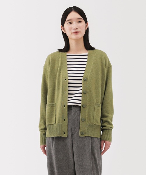 無印良品（MUJI） カーディガン 婦人 洗えるウールミドルゲージV