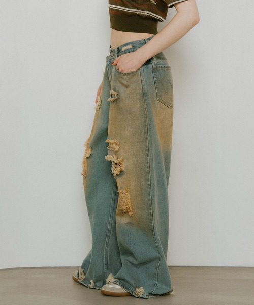 Knuth Marf（クヌースマーフ） ジーンズ デニム デニムパンツ damage