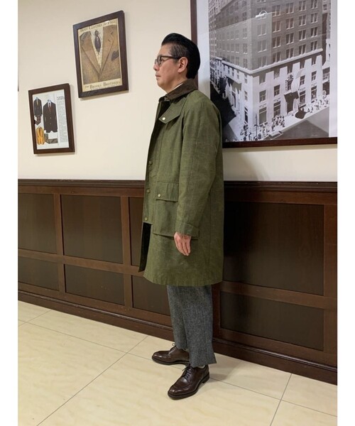 BROOKS BROTHERS ダブルジップ ステンカラーコート ハーフコート BROOKS BROTHERS（ブルックスブラザーズ） ステンカラーコート コート