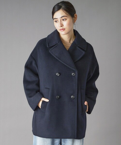 今季　新品タグ付き　TICCA ピーコート　トープ TICCA:テント コート （ピーコート）｜SHIPS for women / シップス