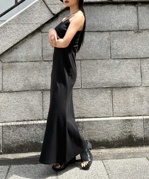 LVEU.（ラブユ） キャミソールワンピース FREE ブラック レディース