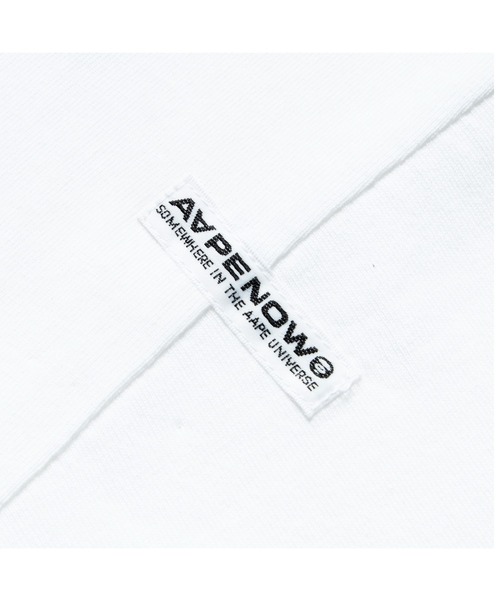 「AAPE BY A BATHING APE」 半袖Tシャツ MEDIUM ネイビー メンズ_画像5