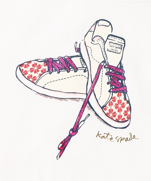「kate spade new york kids」 「KIDS」半袖Tシャツ 130cm オフホワイト キッズ_画像2