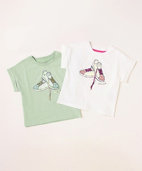 「kate spade new york kids」 「KIDS」半袖Tシャツ 130cm オフホワイト キッズ_画像9