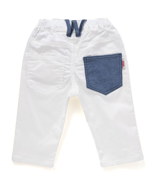 「WASK」 「KIDS」デニムハーフパンツ 140cm ホワイト キッズ_画像6