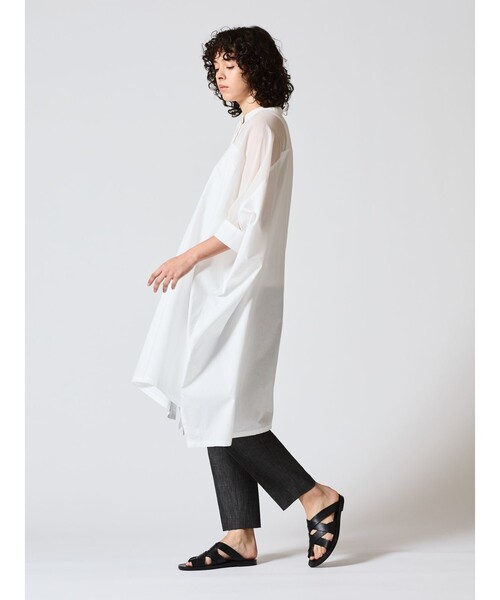 「mizuiroind」 半袖ワンピース FREE チャコールグレー レディース_画像8