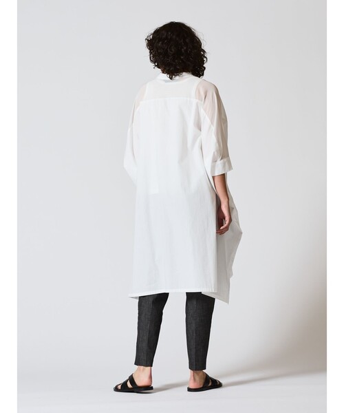 「mizuiroind」 半袖ワンピース FREE チャコールグレー レディース_画像9