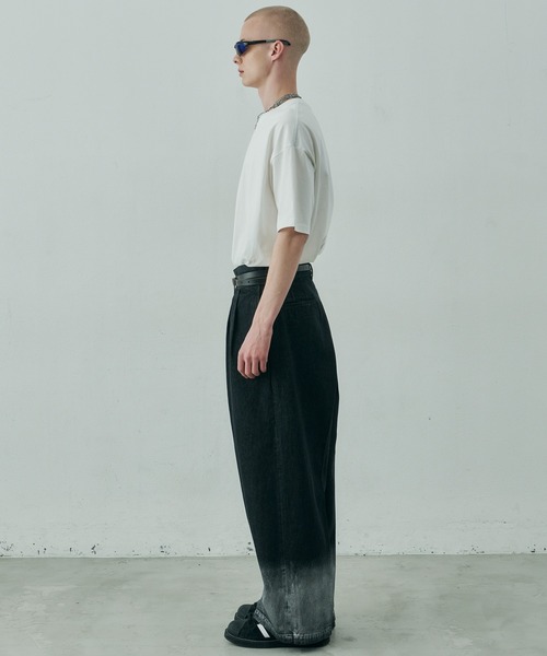 「AIVER」 半袖Tシャツ LARGE ブラック メンズ_画像2