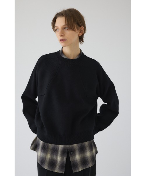 値下げ！RIM.ARK Easy knit all in one RIM.ARK ニット セーター Elastic touch basic knit エラスティック