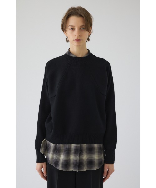 新品　タグ付き　RIM.ARK stylish polo knit RIM.ARK（リムアーク）の「Stylish polo knit スタイリッシュポロ