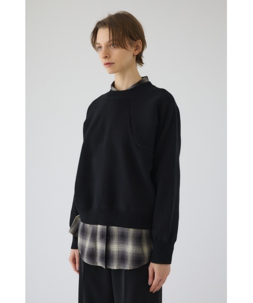 RIM.ARK ニット セーター Elastic touch basic knit エラスティック