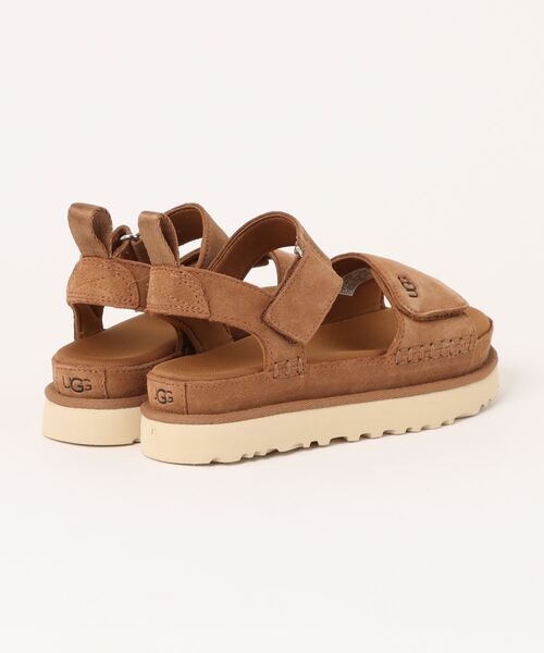 「UGG」 フラットサンダル 6 ブラウン レディース_画像2
