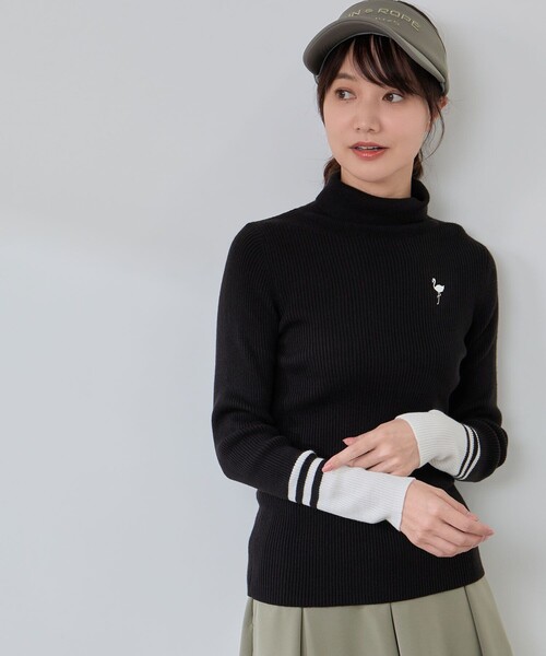 JUN&ROPE'（ジュンアンドロペ） ニット セーター バイカラー切替リブ
