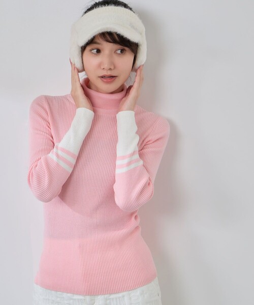 JUN&ROPE'（ジュンアンドロペ） ニット セーター バイカラー切替リブ