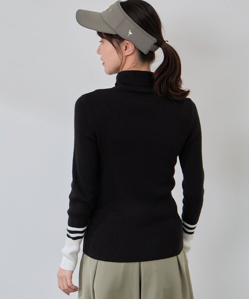 JUN&ROPE'（ジュンアンドロペ） ニット セーター バイカラー切替リブ