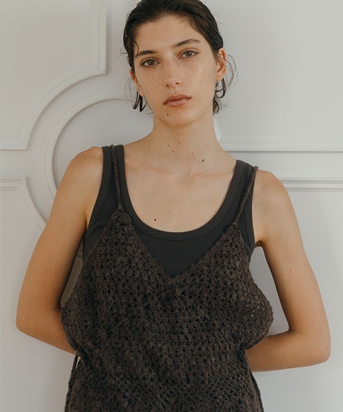 credona CROCHET CAMI クレドナ CREDONA（クレドナ） ワンピース CROCHET CAMI/クロシェキャミ