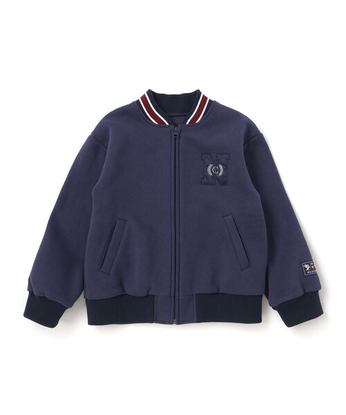 nexchic（ネクシック） スタジャン アウター ロゴバッチ裏シャギー