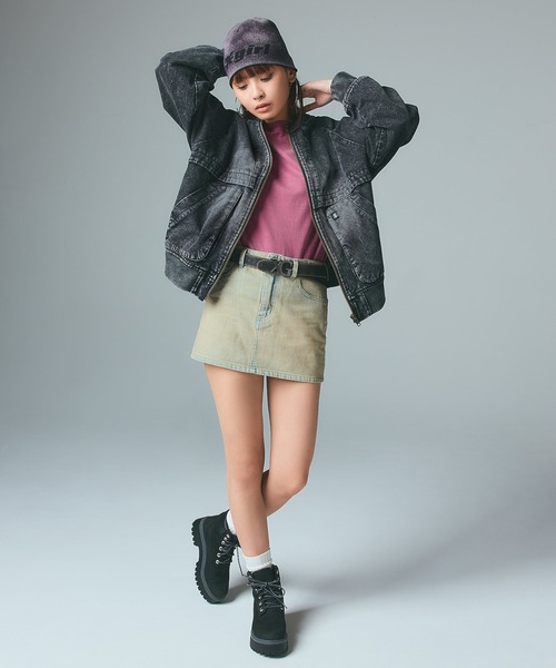 X-girl（エックスガール） ベルト XG EMBLEM CLASP FAUX LEATHER BELT