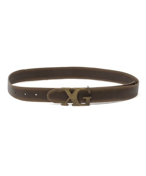 X-girl（エックスガール） ベルト XG EMBLEM CLASP FAUX LEATHER BELT
