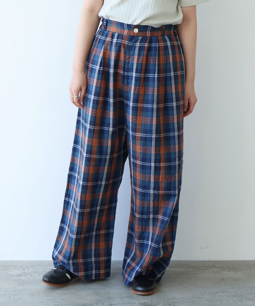 bulle de savon（ビュルデサボン） ワイドパンツ パンツ コットン