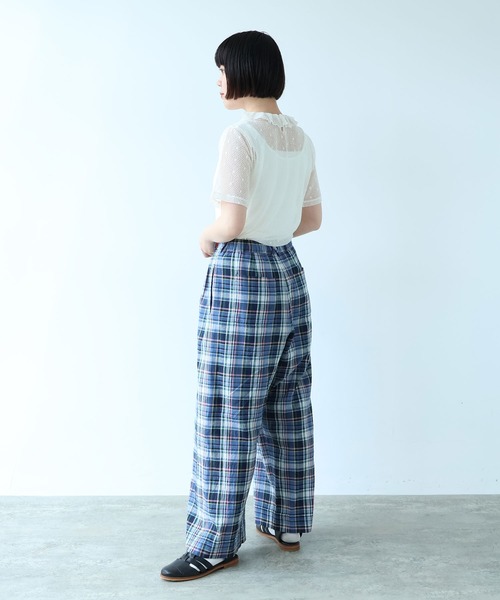bulle de savon（ビュルデサボン） ワイドパンツ パンツ コットン