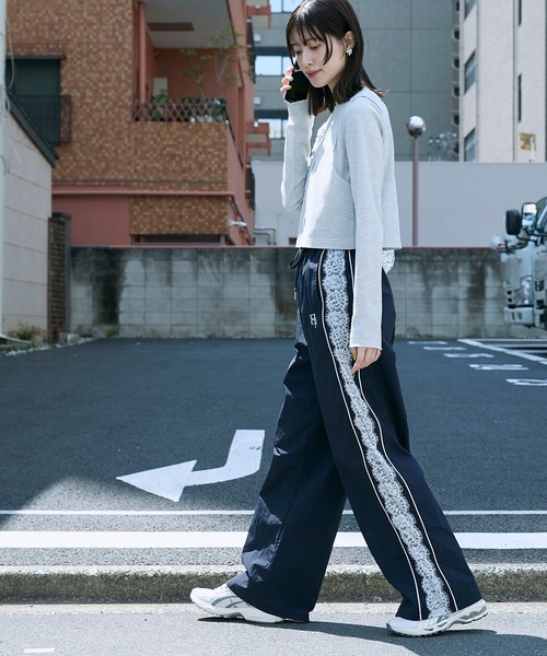 「forksy.」 イージーパンツ FREE ネイビー レディース_画像8