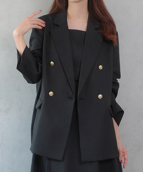 「CENEA」 テーラードジャケット SMALL ブラック レディース_画像2