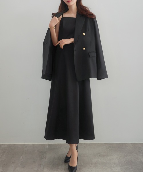 「CENEA」 テーラードジャケット SMALL ブラック レディース_画像3