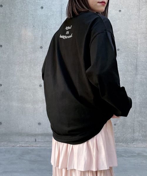 「PAGEBOY」 長袖カットソー FREE オフホワイト レディース_画像5