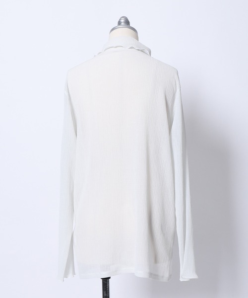 「haupia」 長袖カットソー MEDIUM ライトグレー レディース_画像7