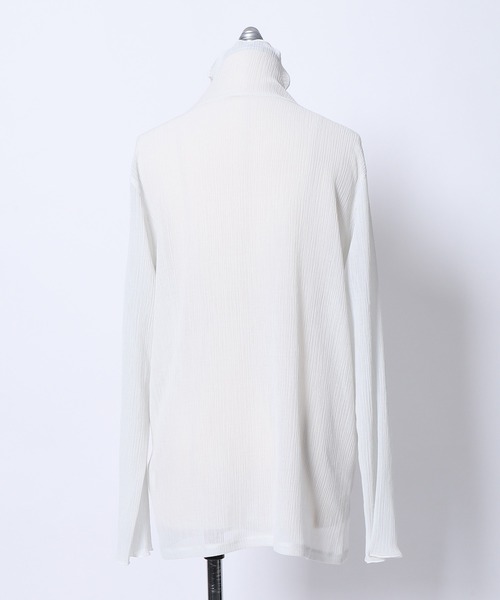 「haupia」 長袖カットソー MEDIUM ライトグレー レディース_画像9