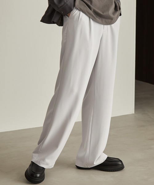 MONO-MART（モノマート） スラックス S ライトグレー メンズ