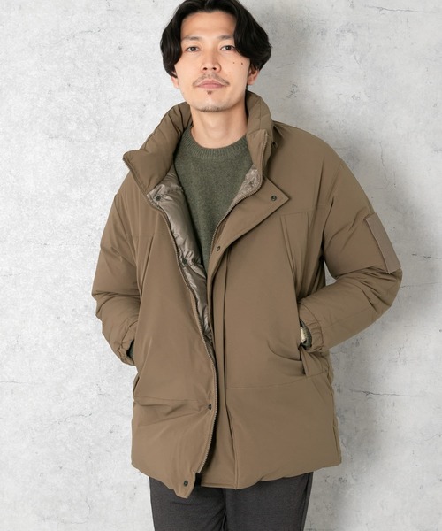 URBAN RESEARCH ROSSO MEN」 ダウンジャケット LARGE ブラウン メンズ 