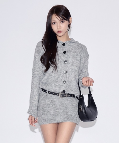 tinkerend（ティンカーエンド） ニット セーター 2-way Polo Collar