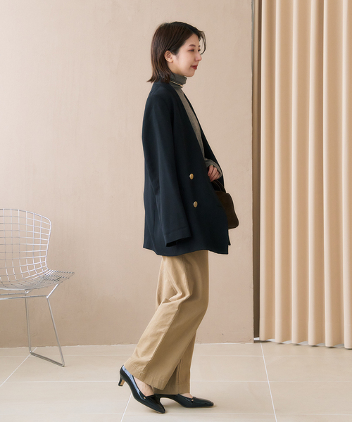 LE TALON（ル タロン） パンプス 5cmスクエアローファーパンプス