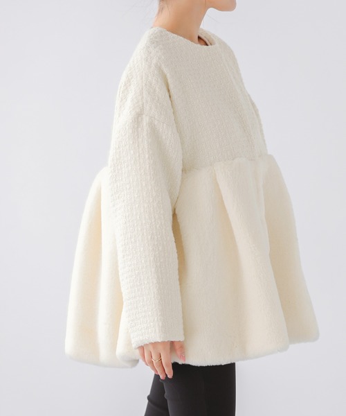 「Fit more」 コート FREE ブラック レディース_画像4