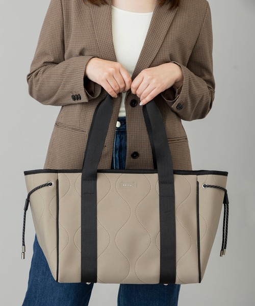 EDITA ネオプレン トートバッグ モカ EDITA.（エディータ） トートバッグ FREE モカ レディース : ZOZOTOWN