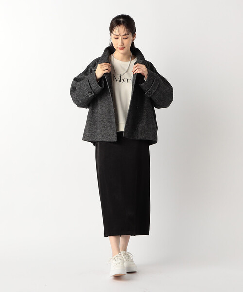 「COMME CA ISM」 ジャケット LARGE グレー レディース_画像2