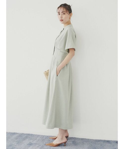 「COTORICA」 半袖ワンピース MEDIUM ミント レディース_画像2