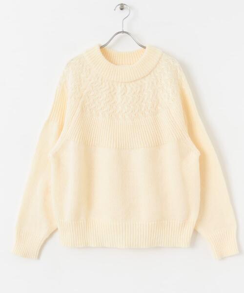 「URBAN RESEARCH Sonny Label」 長袖ニット FREE ベージュ レディース_画像5